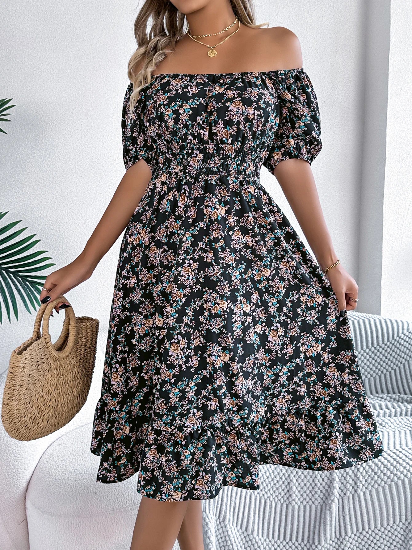 Clarisse Square Dress