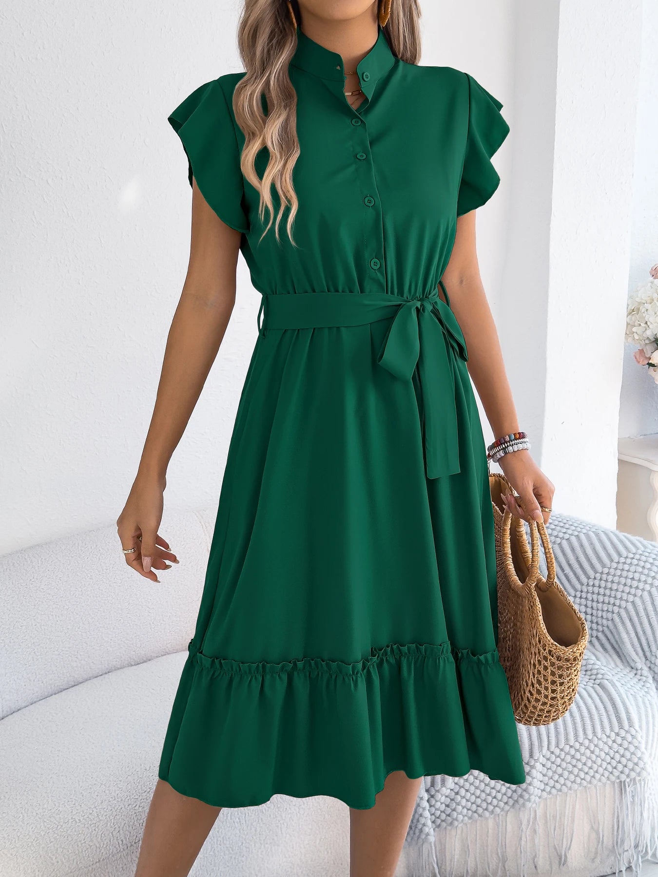 Camille Belted Dress