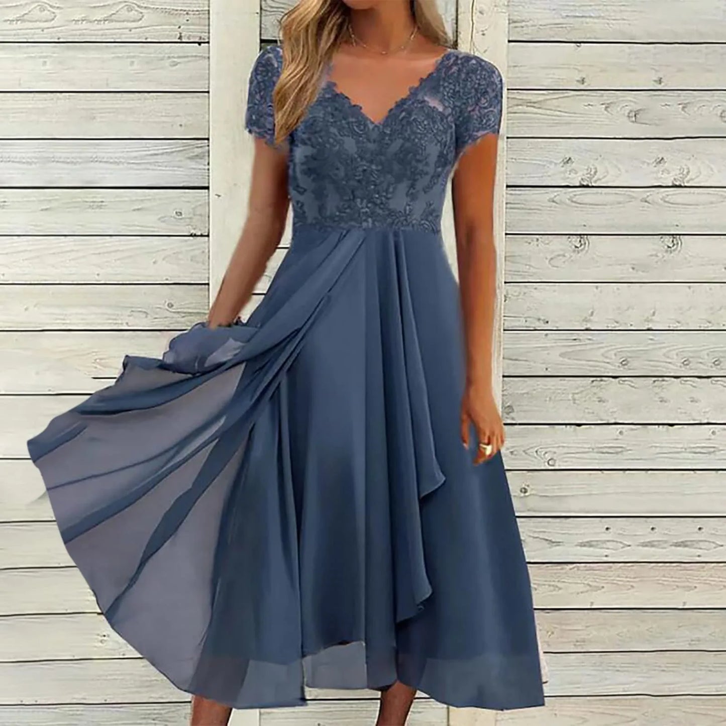 Celeste Chiffon Dress