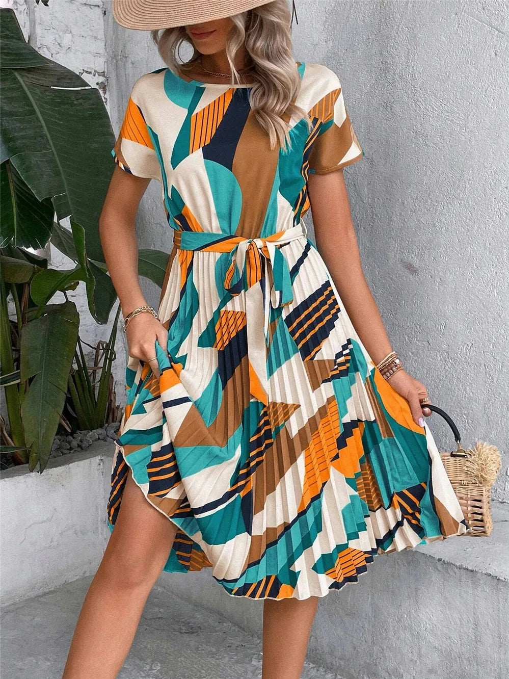 Beatrice Lace-Up Dress
