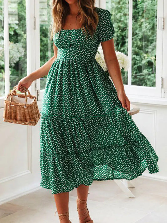 Evelina Puff Dress