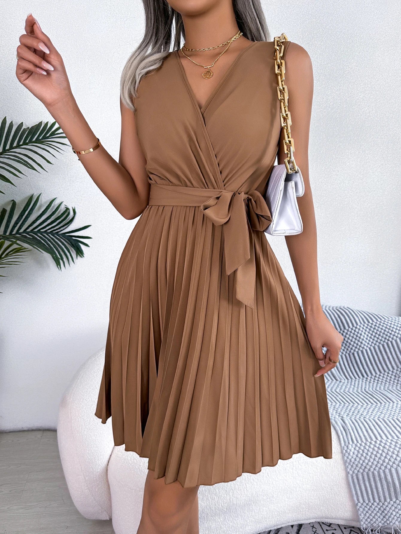 Elowen Pleated Dress