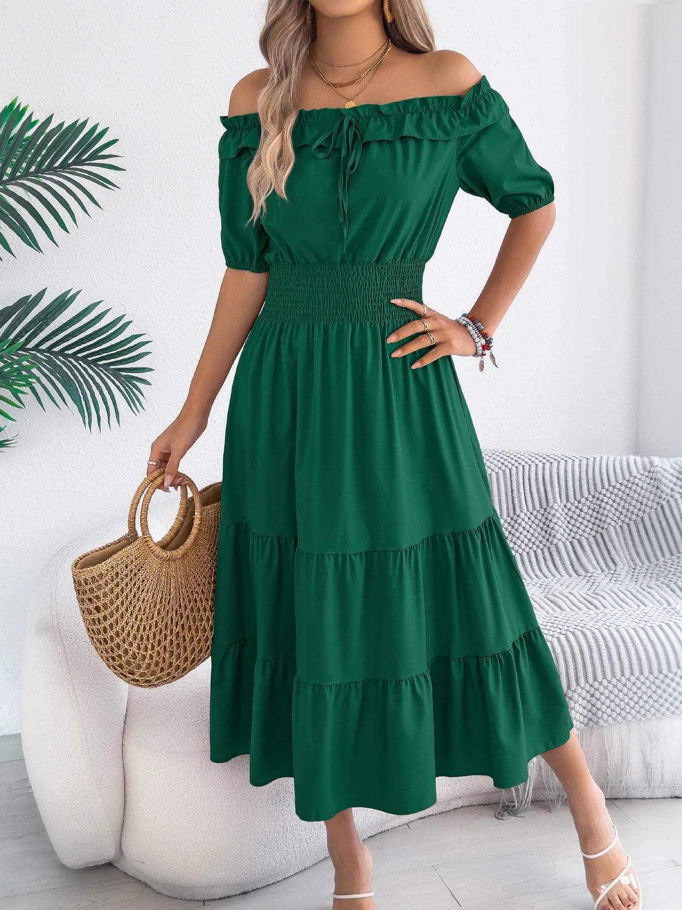Aurelia Off-Shoulder Dress