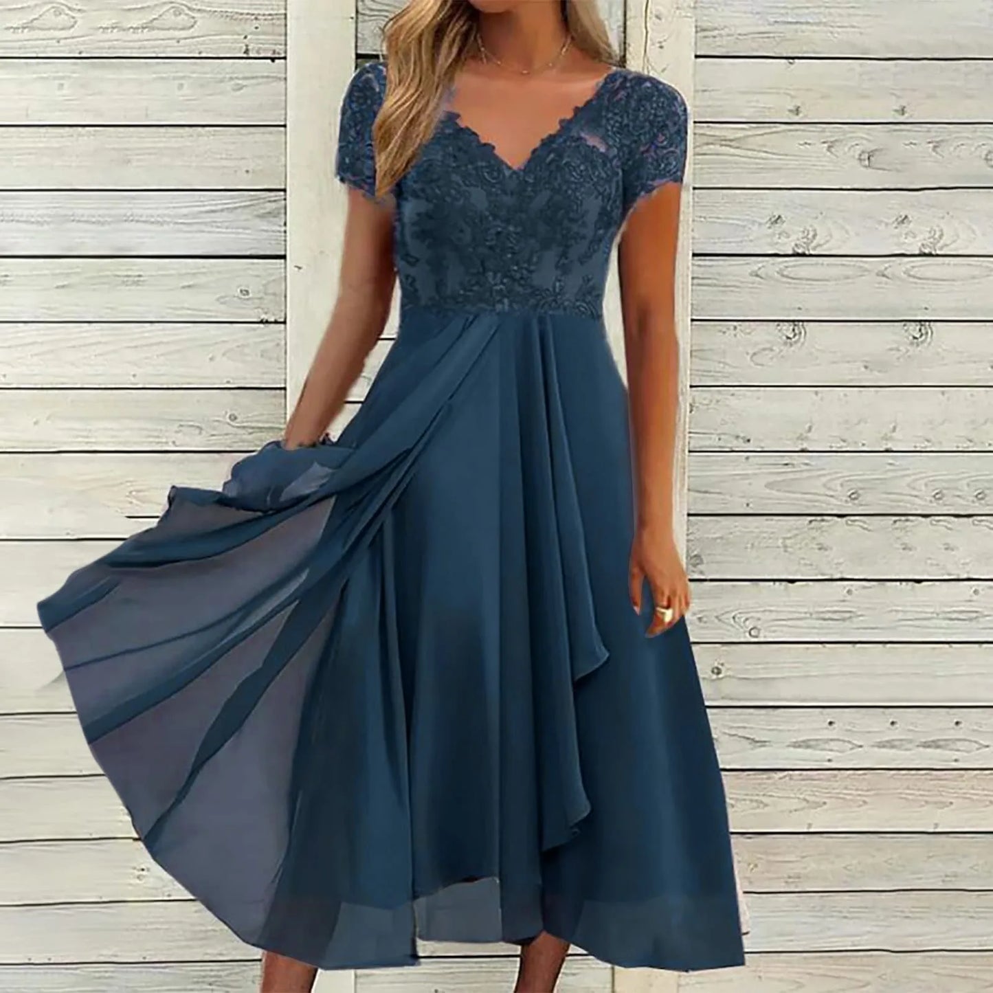 Celeste Chiffon Dress