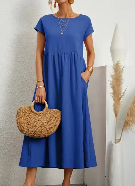 Adelaide Linen Dress
