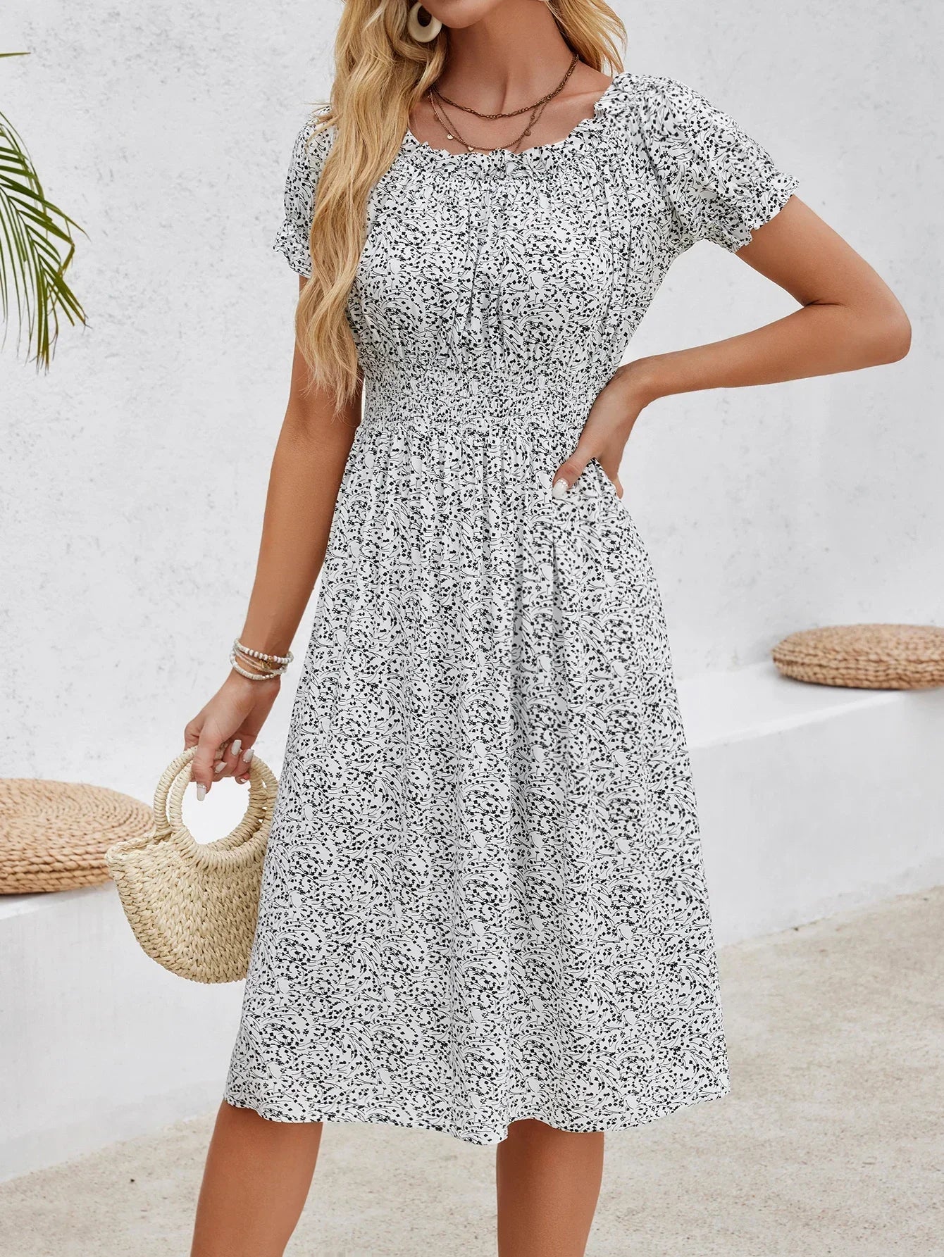 Odette Floral Dress
