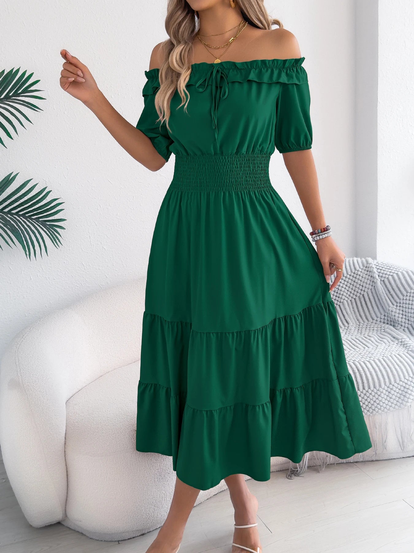 Aurelia Off-Shoulder Dress